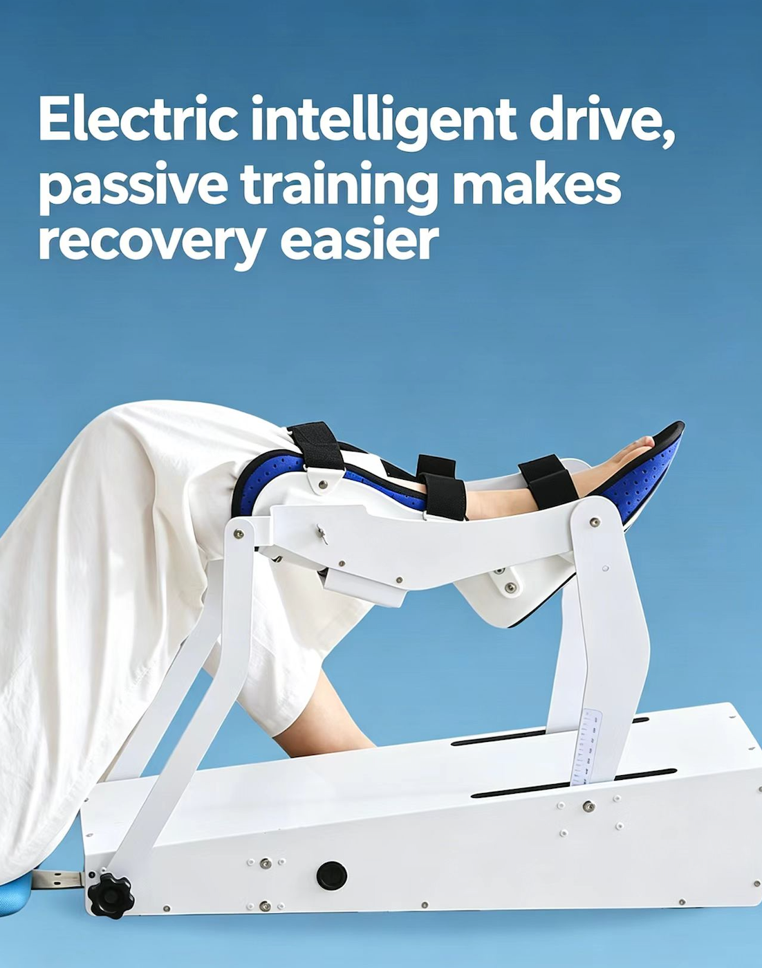 Household orthopedic knee continuous passive motion CPM machine for rehabilitation and physical therapy