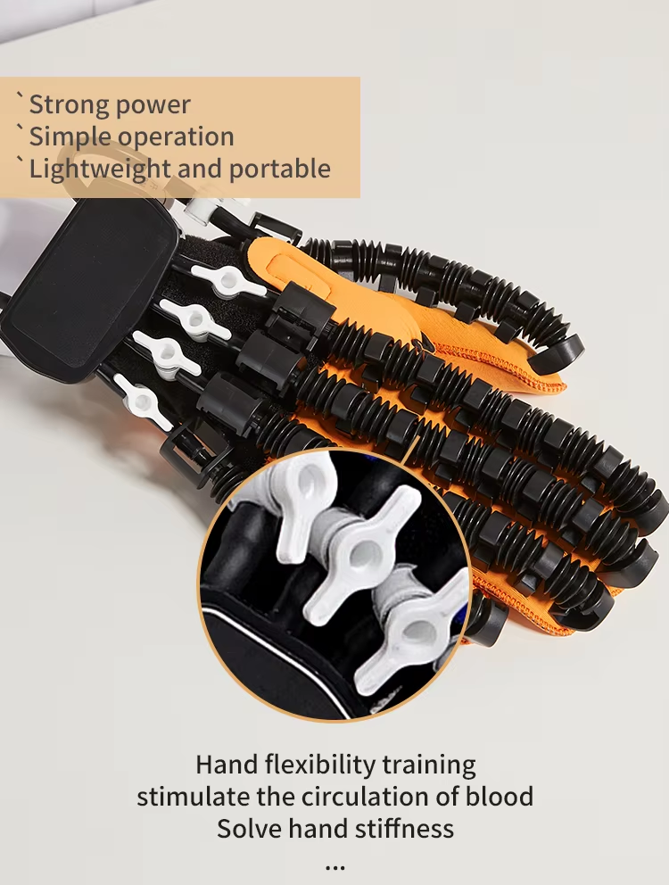 Stroke Hemiplegia Five Finger Hand Stiffness Training Robot Equipment Hand Rehabilitation Robotic Gloves - Image 5