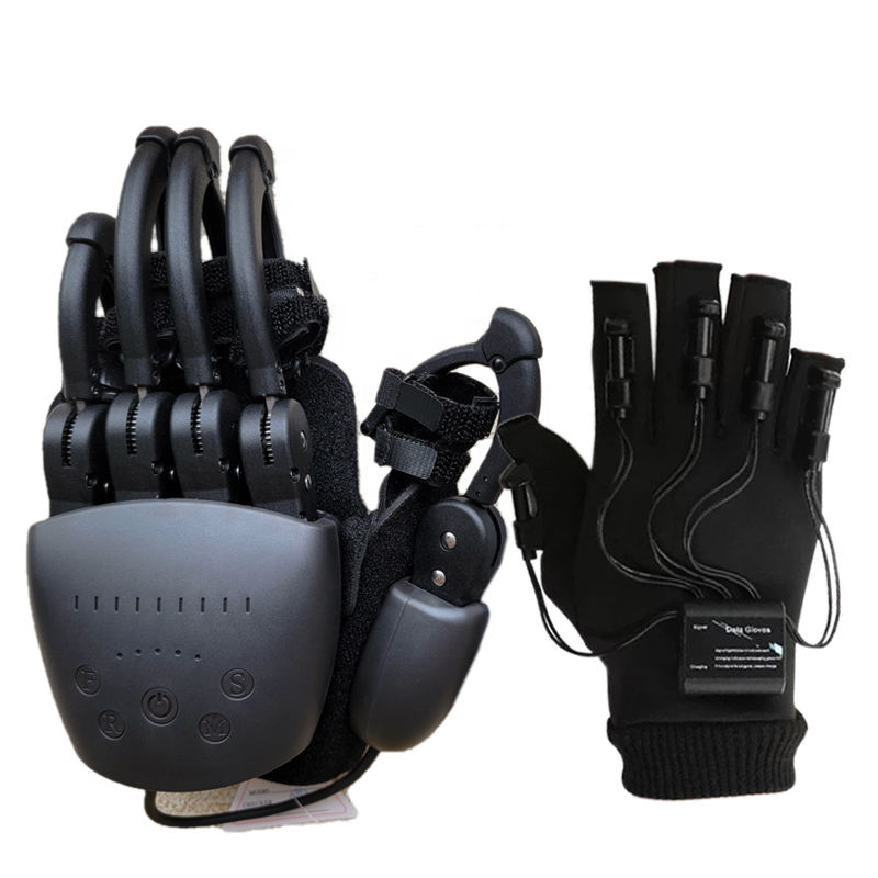Electric Robotic Hand Gloves Rehabilitation Therapy Stroke and Hemiplegia Exoskeleton Finger Training Equipment Robot Gloves